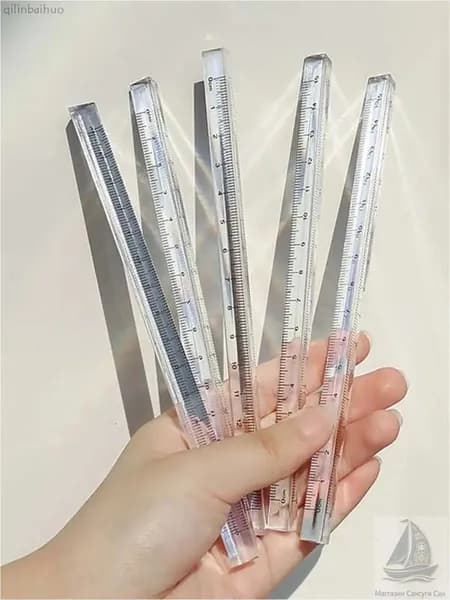 15cm / 20cm Треугольник для студентов Прозрачная линейка