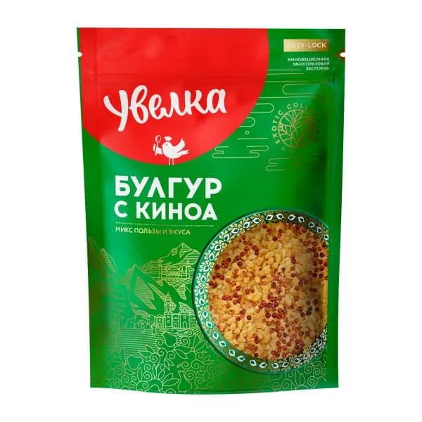 Смесь Увелка Булгур с киноа 450г