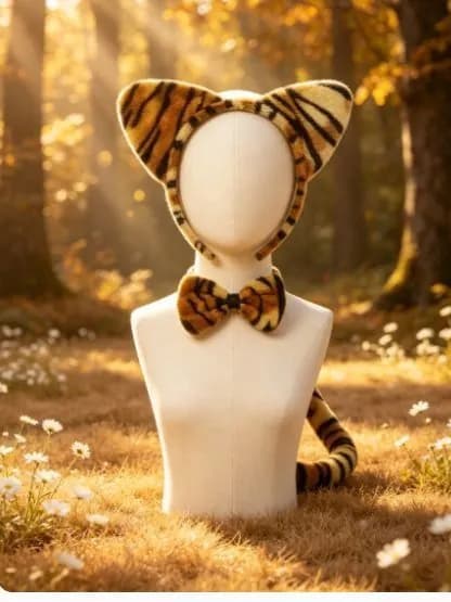 Кошачий галстук,хвост,кошачье ухо.