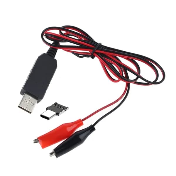 (1 шт.) USB-кабель для подключения к сухому аккумулятору с головкой типа C-модель 12 В