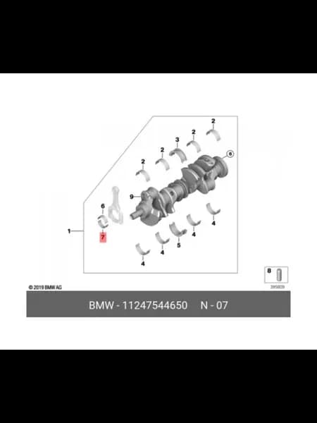 Вкладыш подшипника Rot [ORG]