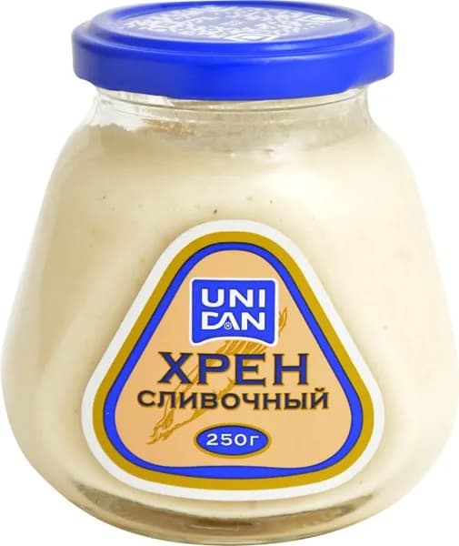 Хрен Uni Dan Сливочный 250г
