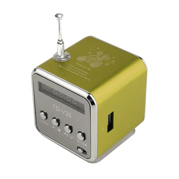Мини-динамик TD-V26 Bluetooth-совместимый 5.0 FM-радиоприемник MP3-плеер Саундбар