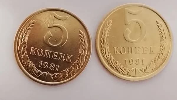 5 копеек СССР 1981г
