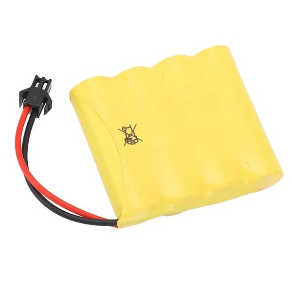 Аккумулятор литий-ион заряжаемый 4.8V 700mAh с разъемом SM 2P для радиоуправляемых экскаваторов, автомобилей A130, грузовиков масштаба 1/18, материал литий-полимер