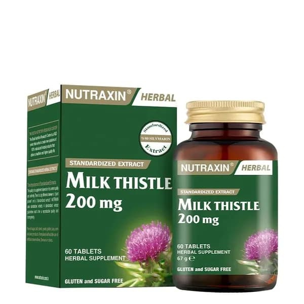 Nutraxin Milk Thistle (Расторопша 200 мг) 60 таблеток
