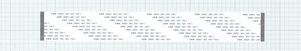 Шлейф универсальный 32pin, шаг 1мм, длина 25см
