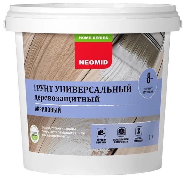 NEOMID грунт универсальный деревозащитный акриловый (1л)