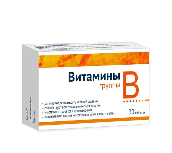 Витамины группы В табл 350 мг x30