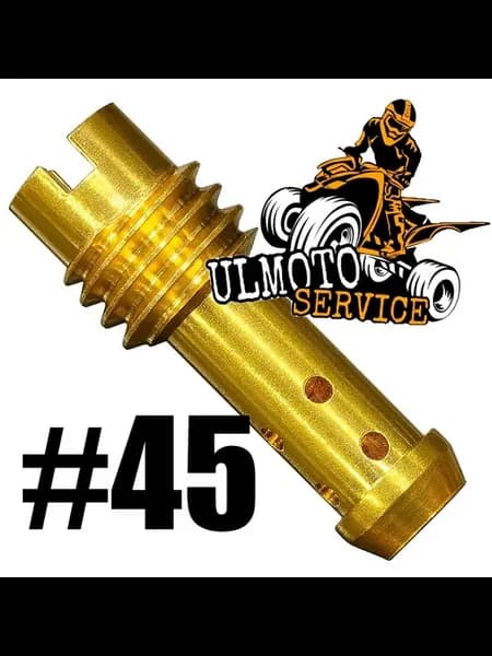 Жиклёр карбюратора латунный размеры 45 Mikuni VM TM TMX