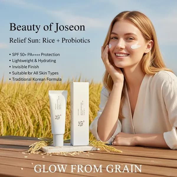 50 мл пробиотический солнцезащитный крем SPF50 + рисовый крем