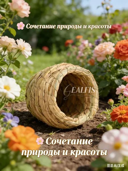 соломенное птичье гнездо