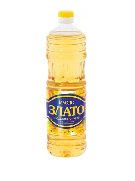 Злато Масло Подсолнечное, 1 л
