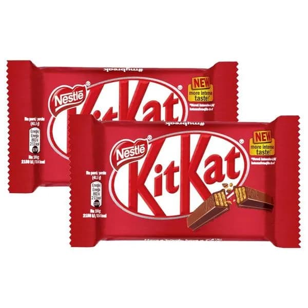 Шоколадный батончик KitKat Молочный, с хрустящей вафлей, 41,5 г *2шт (Германия)