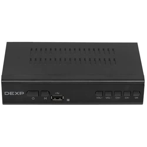 приставка для цифрового ТВ, DVB-C, цвет-черный