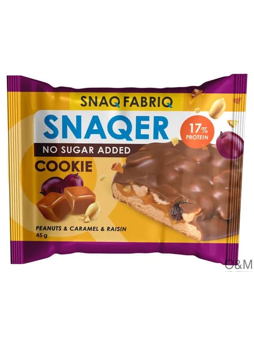 Печенье Snaq Fabriq Арахис и изюм 17%, 2шт