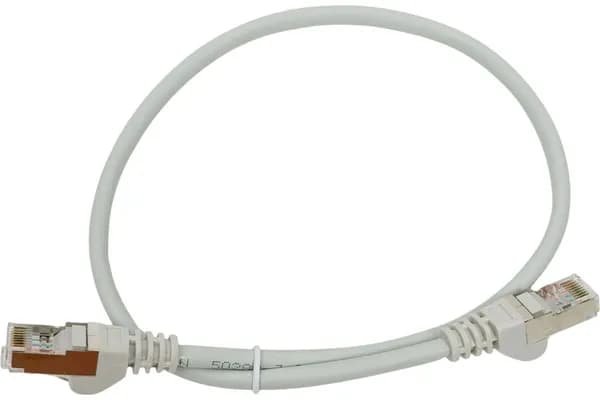 Патч-корд 0.5 метра LANMASTER, 4 пары, cat.5е, серый, RJ-45 (LAN-PC45/S5E-0.5-GY)