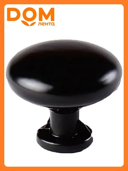 Мебельная ручка-кнопка Larvij L4.KNOB05BL черный