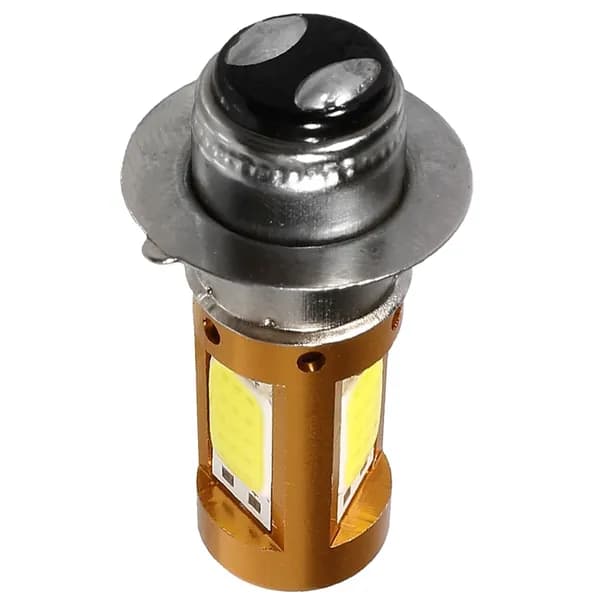 Светодиодные фары H6M PX15D P15D для мотоциклов, скутеров и мопедов, ближний и дальний свет, белые, 1500 лм, 12-30 В.