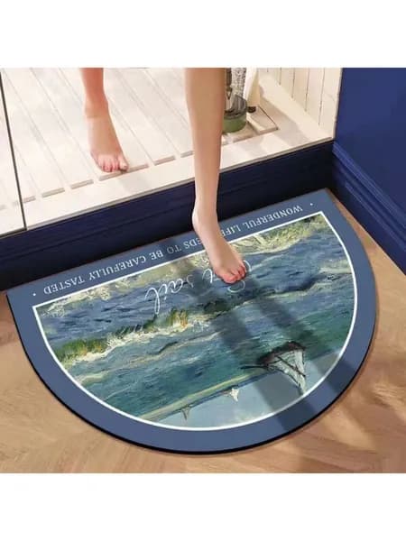 Коврик для ванной Морской пейзаж 40x60 см