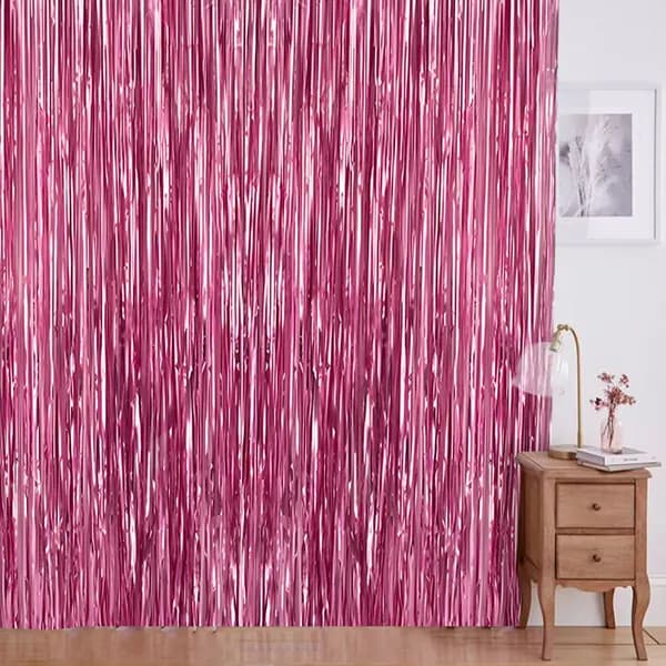 Дождик 200 см розовый 1 шт.