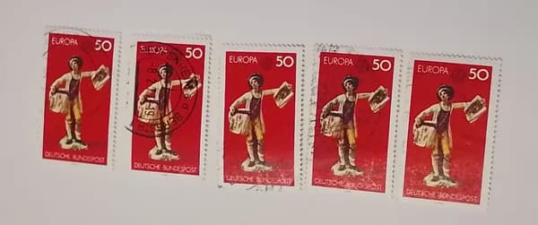 Марка Германия (ГДР) 1976. Искусство. Керамическая фигурв. Серия: Изделия ручной работы". Гашение. Редкость. См фото