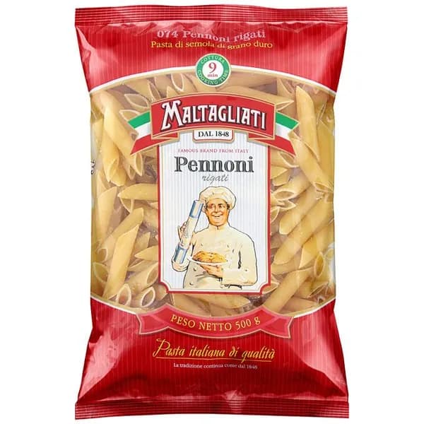 Maltagliati Макаронные изделия №074, перо рифленое 450 г