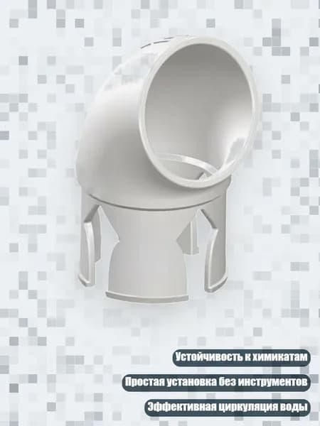 Поворотная форсунка для плавательного бассейна, сменная деталь, входной фитинг