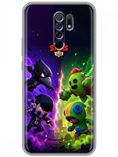 Чехол на Xiaomi RedMi 9 Броул Старс для мальчика