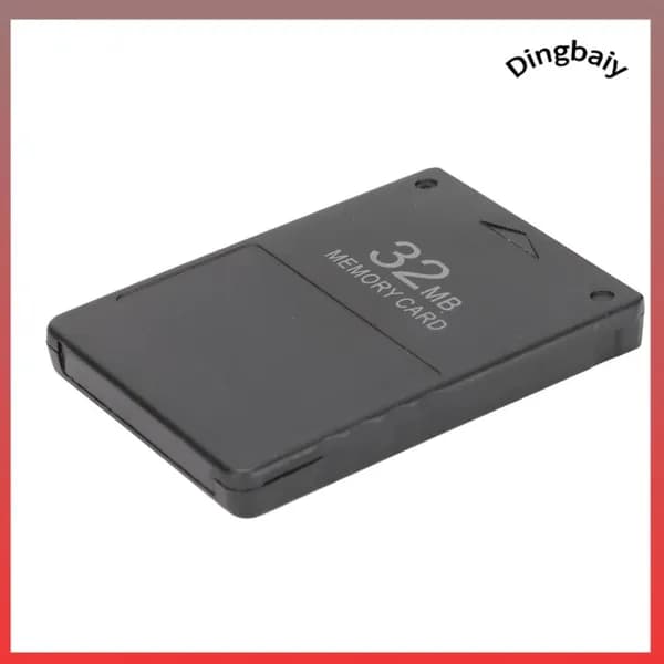Game Console Data Card, Хорошая совместимость, для видеоигр на PS2 черное