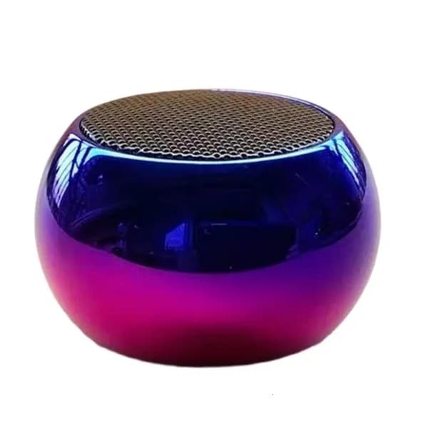 Алюминиевый влагозащищенный Bluetooth-динамик 15 м для спорта и кемпинга, Синий и фиолетовый