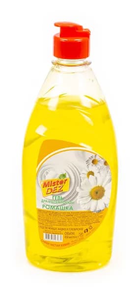 Средство для мытья посуды Mister DEZ / Мистер Дез ECO-Cleaning гель Ромашка 0.45л / товары для дома