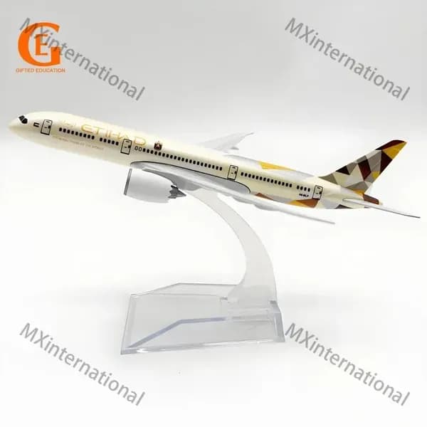 Etihad Airways Металлическая Модель Самолета Boeing 787, Боинг 787