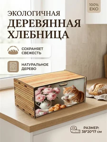 Хлебница деревянная