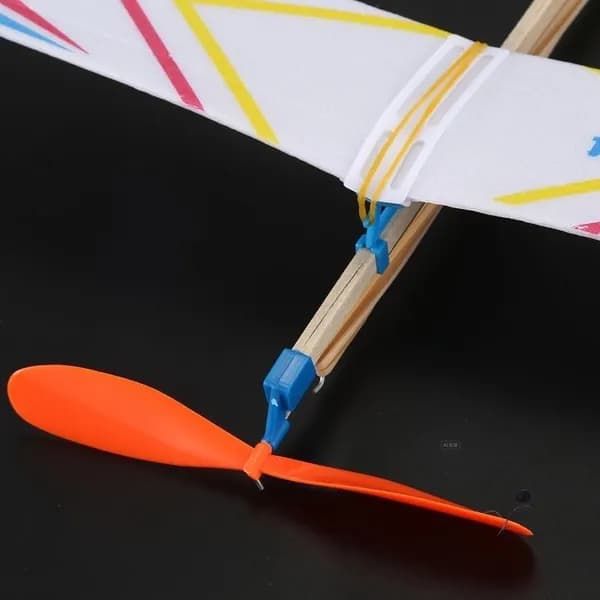 Игровой набор DIY модели самолета из пенопласта с эластичной резиновой лентой, развивающая детская игрушка