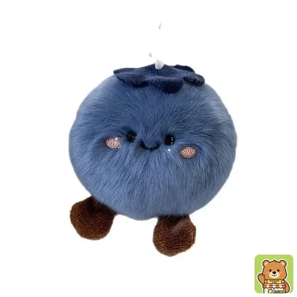 Мягкая игрушка черника подвеска для ключей