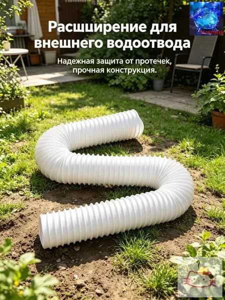 Наружная дренажная труба для дождевой воды, телескопическая удлинительная дренажная труба, 1,4 м