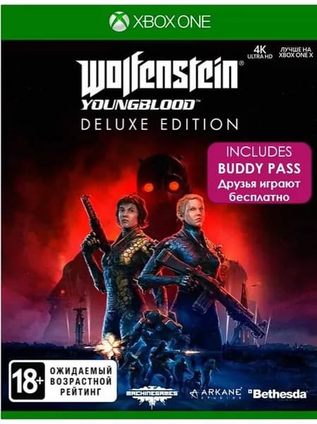 Игра Xbox one/ Series X: Wolfenstein: Youngblood. Deluxe Edition (Диск) (Xbox One, Русская версия)