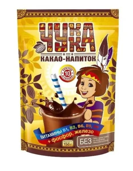 Чукка Какао, с витаминами и минералами, 150 г