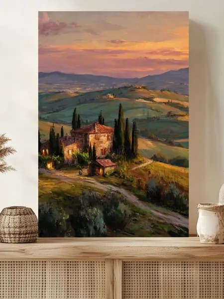 Картина "Печать струй" 40x60 см