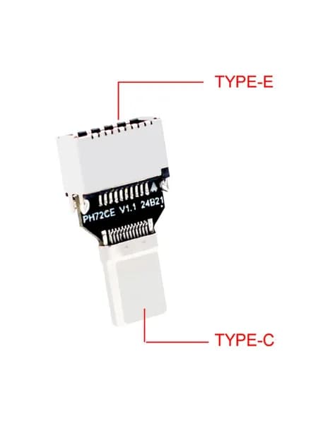 Переходник с USB type E мама на USB type C мама
