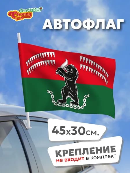 Флаг 45x30 Калевала (Карелия)