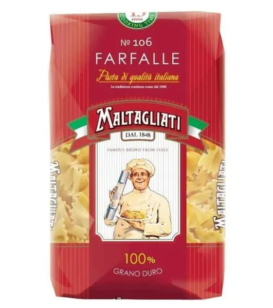 Maltagliati Макаронные изделия Бантики №106, 450 г
