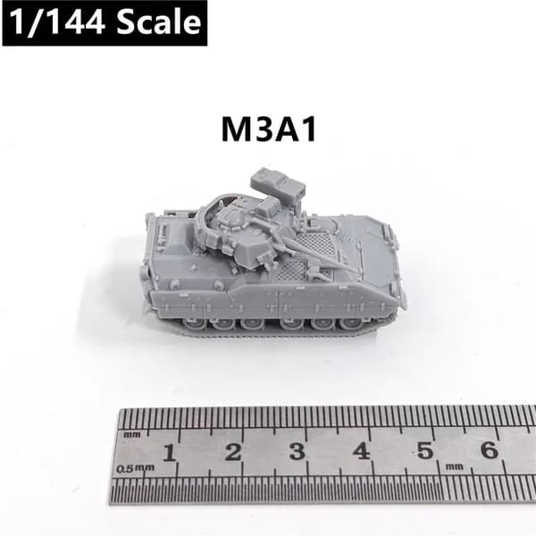 Миниатюрная модель танка в масштабе 1:144, напечатанная на 3D-принтере, из смолы, основные боевые танки армии США Второй мировой войны M4A1/M3/M26/M4A3/M1128
