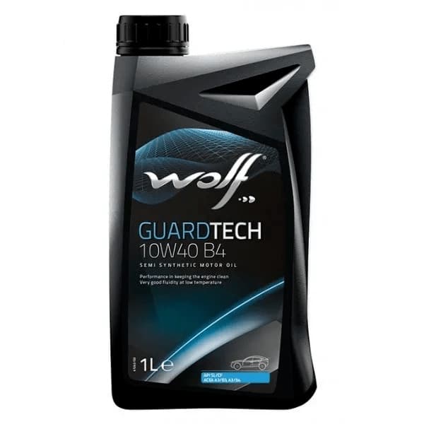 Wolf GUARDTECH B4 10W-40 Масло моторное, Полусинтетическое, 1 л