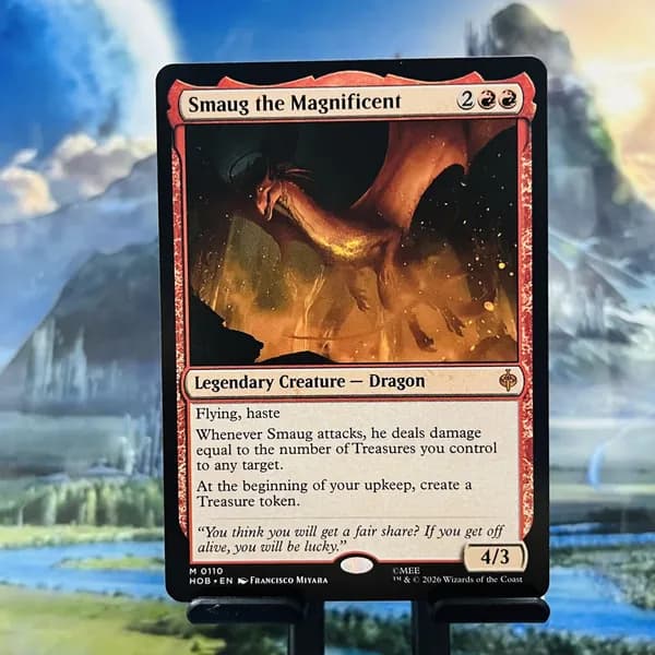 Кастомные прокси-карты Magic The Gathering, карты без фойла, выгодные скидочные цены Smaug the Magnificent HOB #110