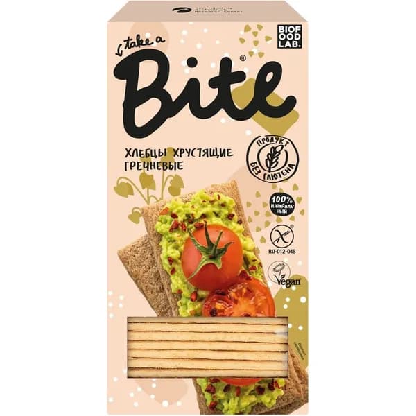 Хлебцы гречневые Take a Bite хрустящие 150 г