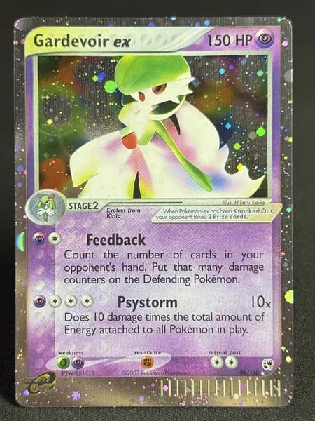 Портативные карты PKM W Настройка и прокси высококачественной Gardevoir ex Sandstorm (SS) #96