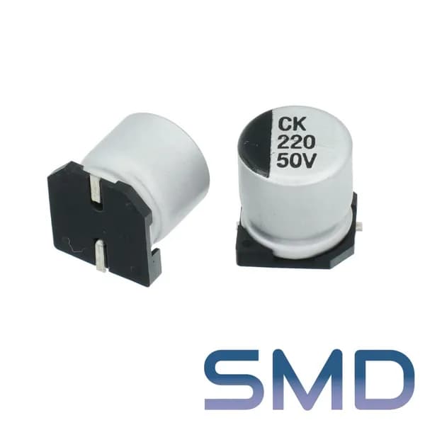 220мкФ 50В / SMD / 10x10,5 / 105 С / конденсатор электролитический (4шт)