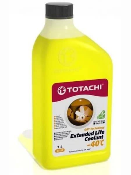 TOTACHI EXTENDED LIFE COOLANT Yellow -40С 1л Охлаждающая жидкость(антифриз)